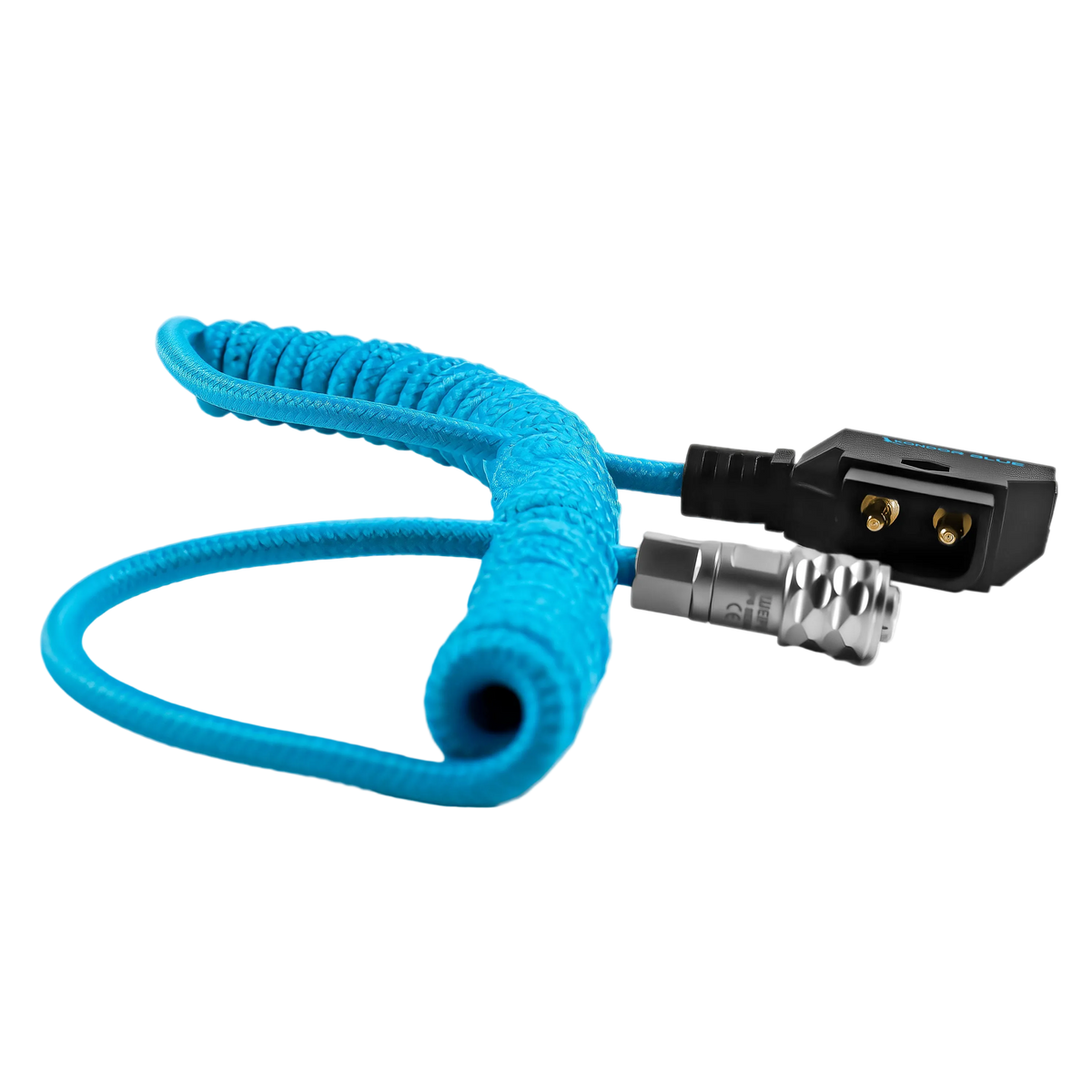 Coiled D-Tap to BMPCC 4K/6K Pro Power Cable for Blackmagic