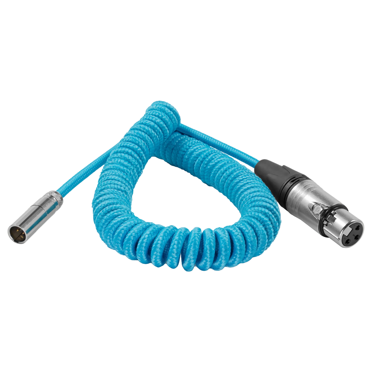 Coiled Mini XLR to XLR for C70 & BMPCC 4K/6K Pro Camera (12"-24")