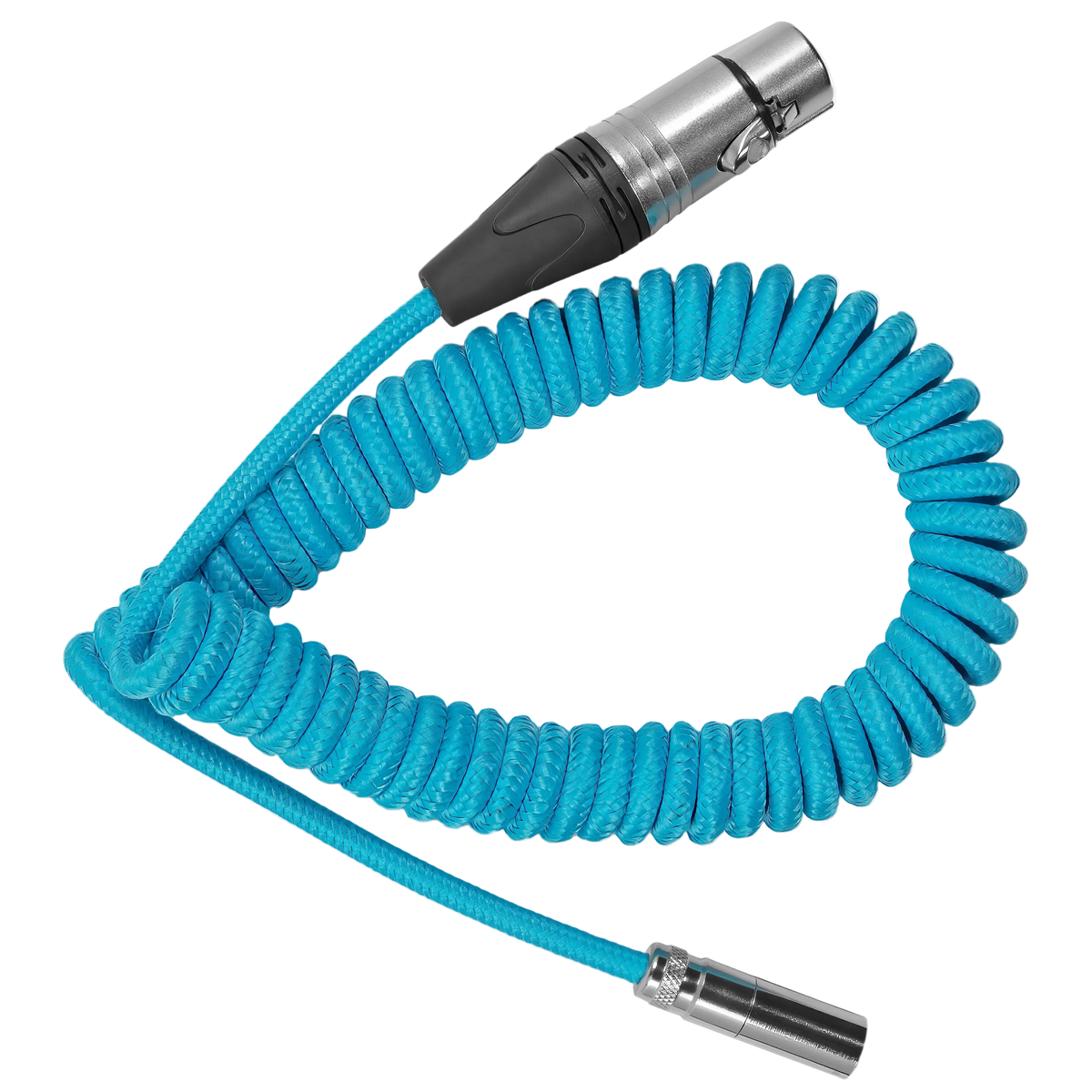 Coiled Mini XLR to XLR for C70 & BMPCC 4K/6K Pro Camera (12"-24")
