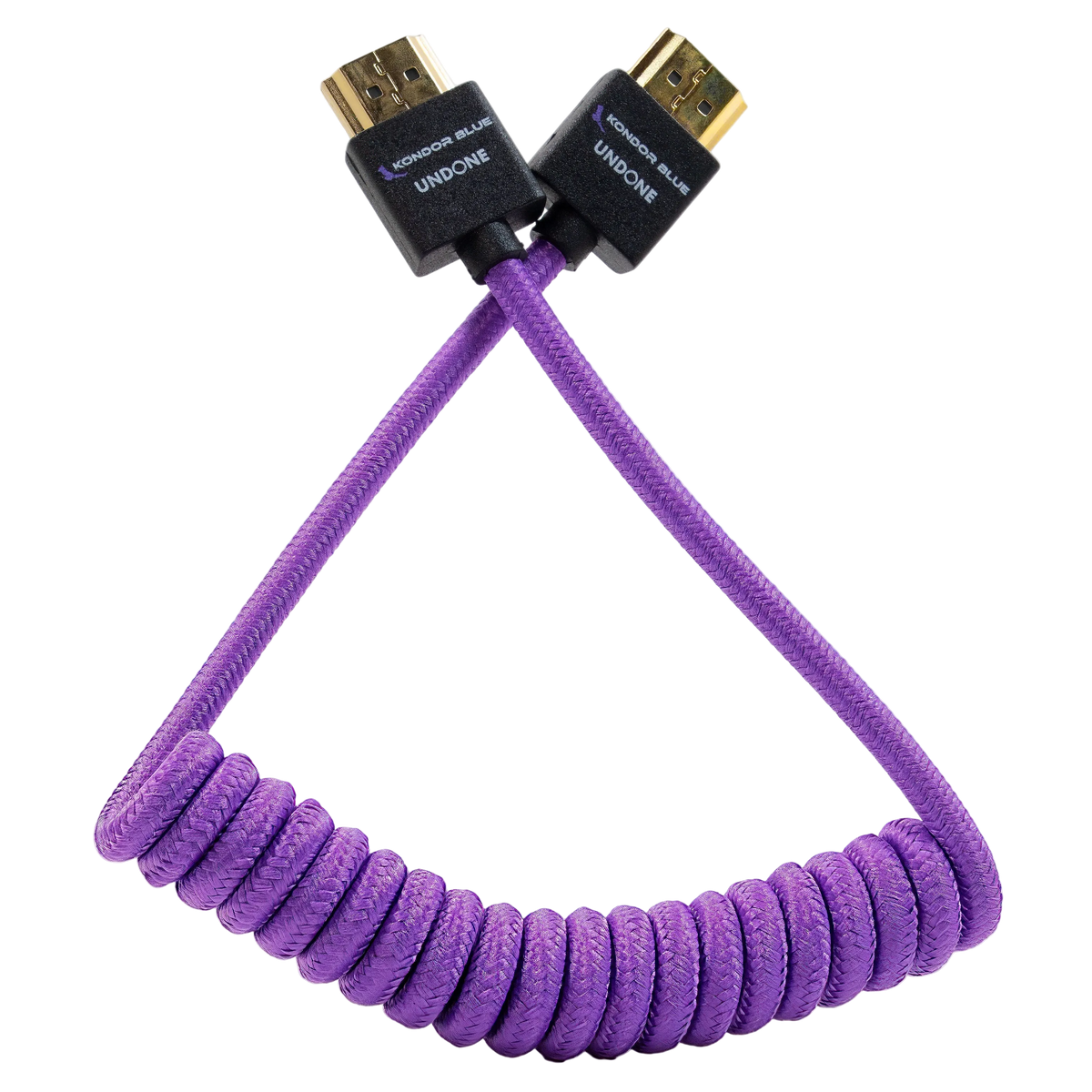 Gerald Undone MK2 Full HDMI Cable 12"-24" Coiled (Purple)