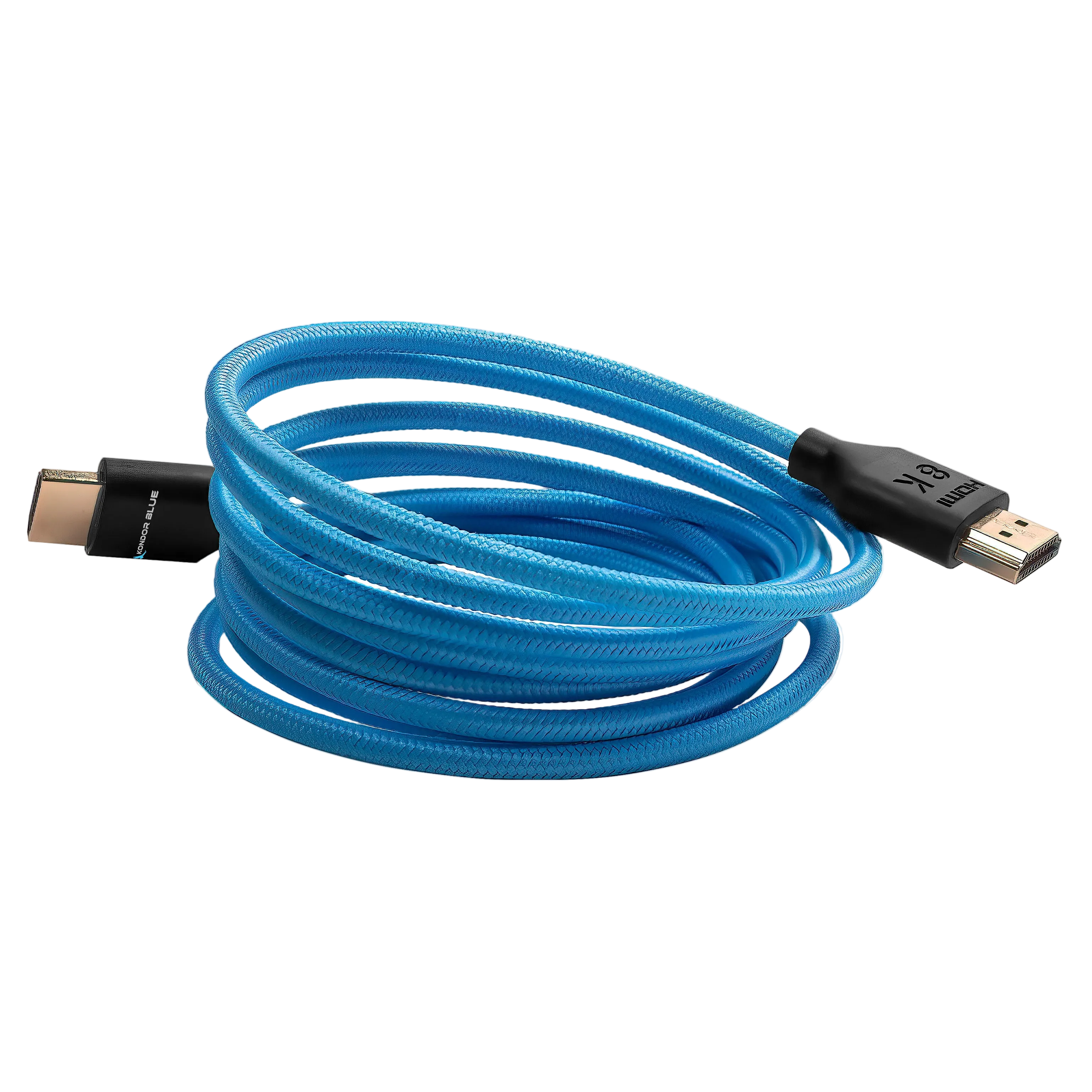 7FT HDMI 2.0 Braided Blue Cable