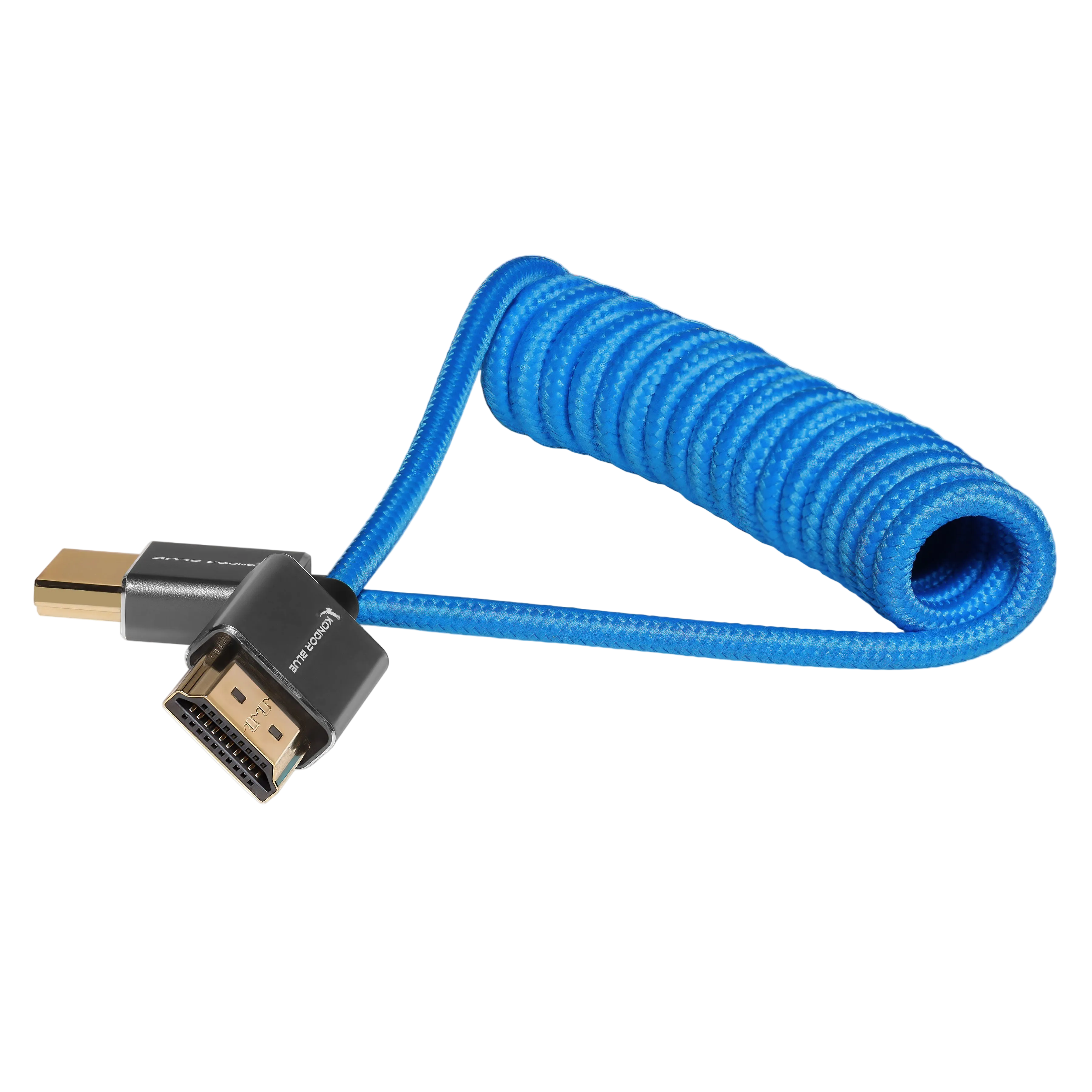 Full HDMI Cable for On-Camera Monitors 12"-24" Braided Coiled