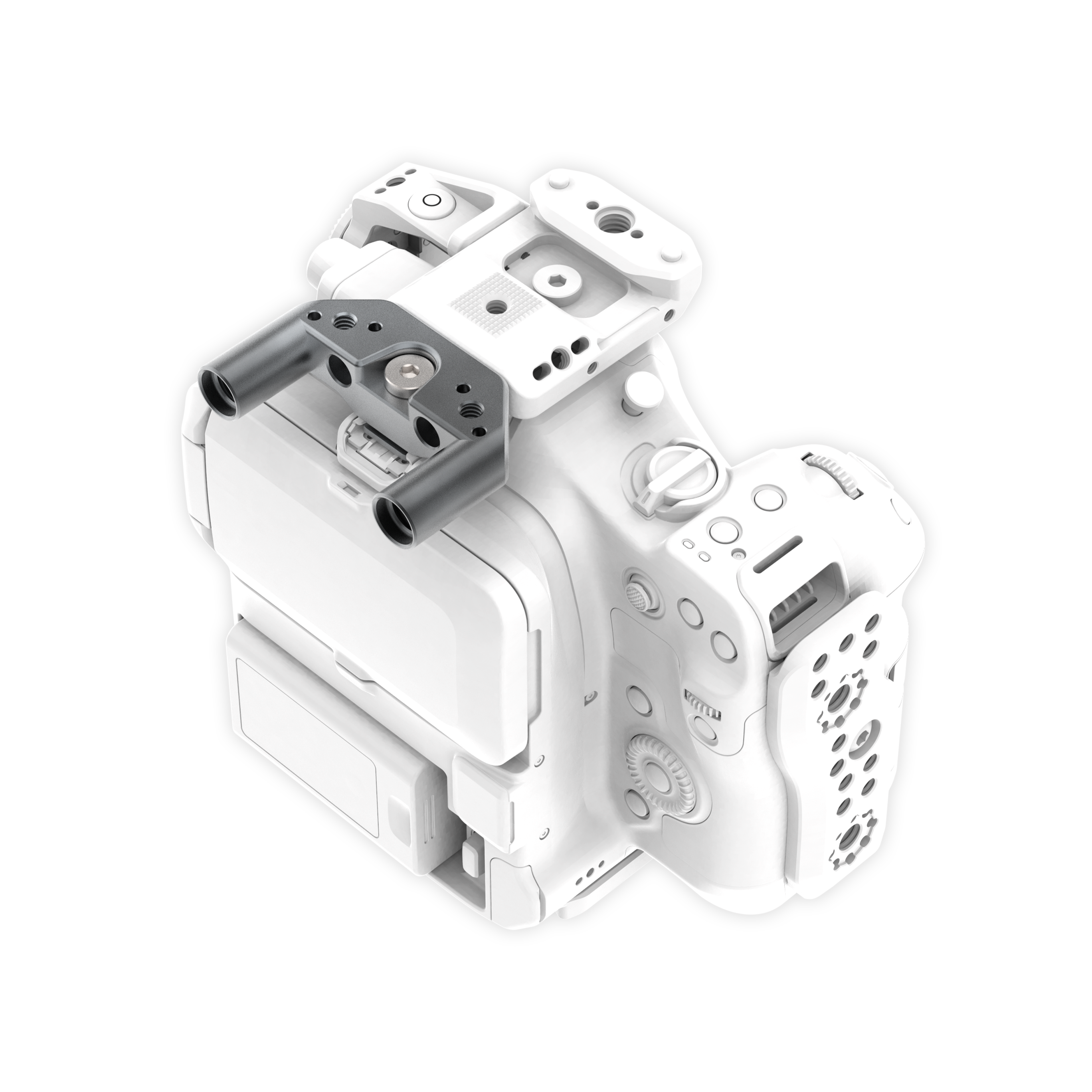 Canon C80 Cage Top Rod Block - Modular Design & Rig Option