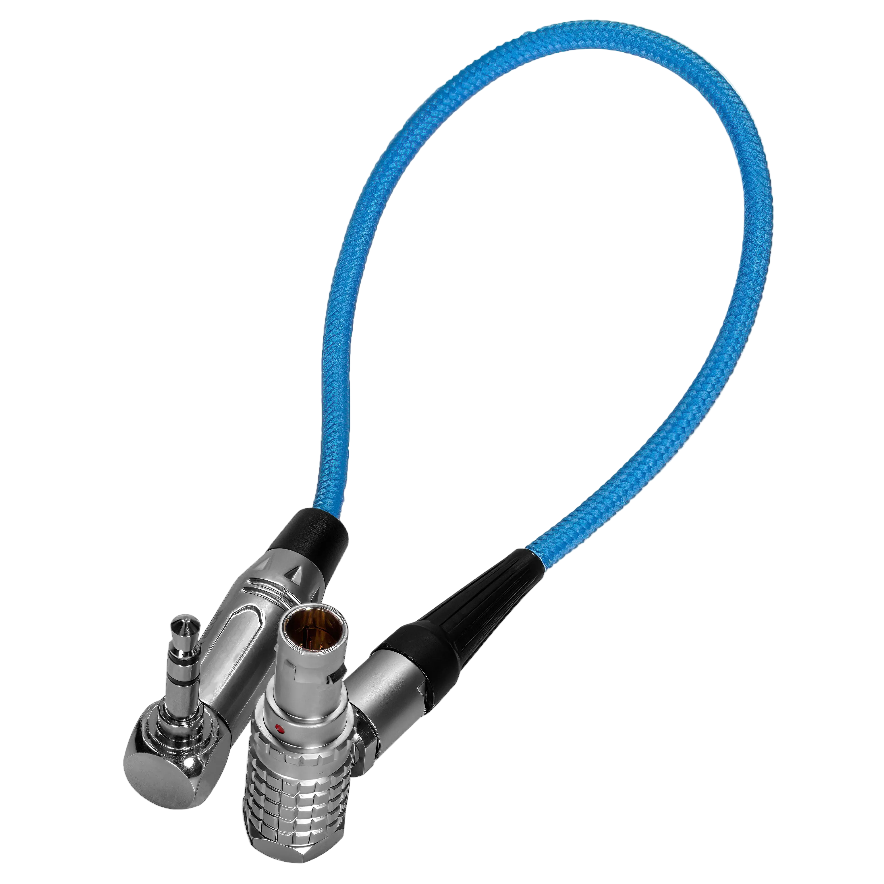 10" EXT LEMO 9 Pin to 3.5mm Right Angle Time Code Cable for Komodo/Raptor
