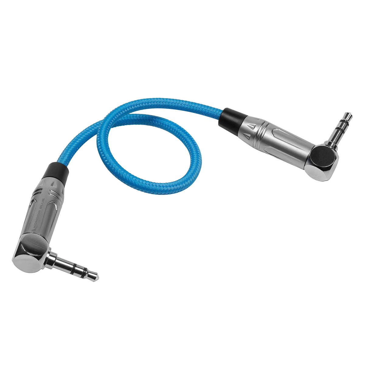 10" 3.5mm to 3.5mm Right Angle Time Code Audio Cable