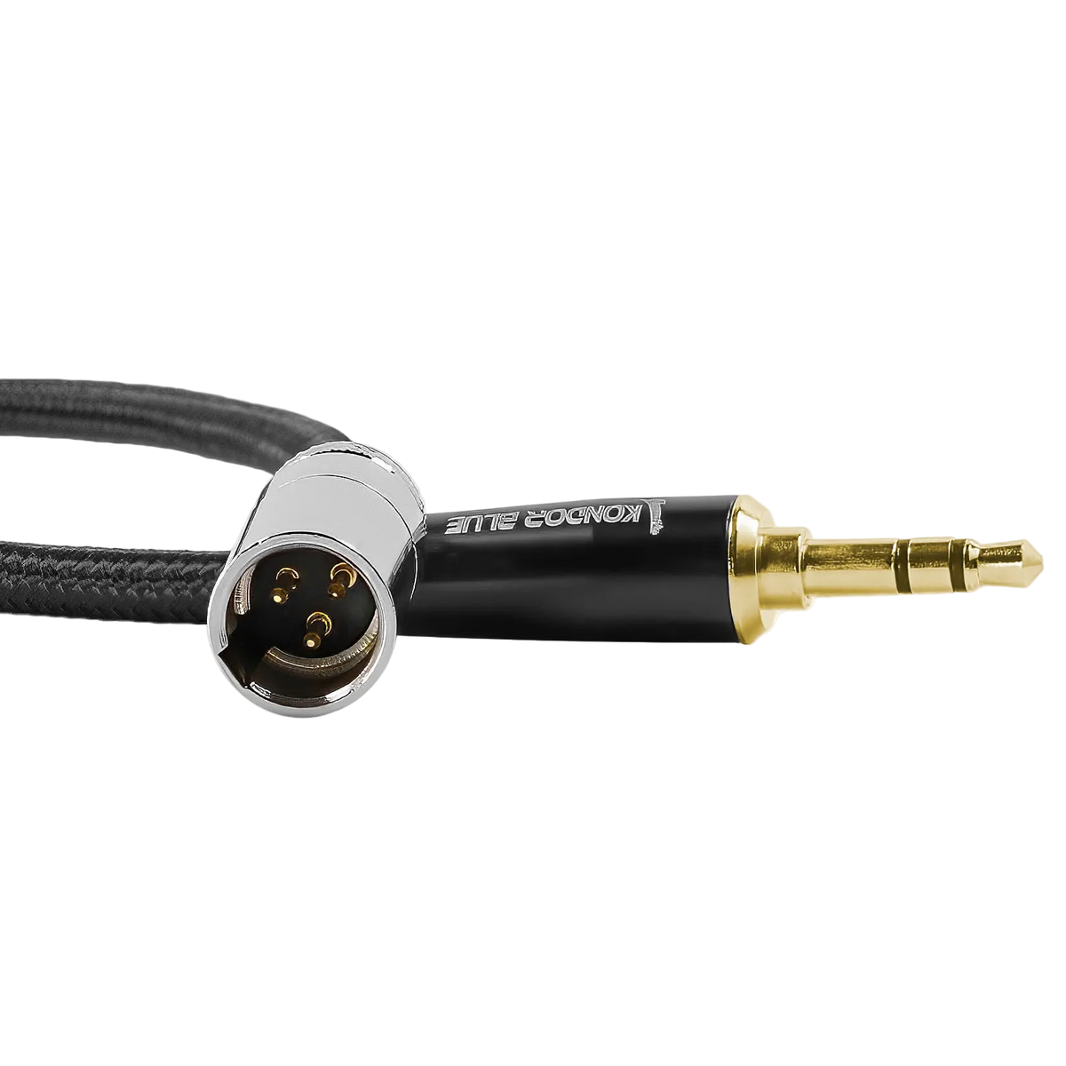 14” Mini XLR to Gold 3.5mm Stereo Plug for Line Level Devices