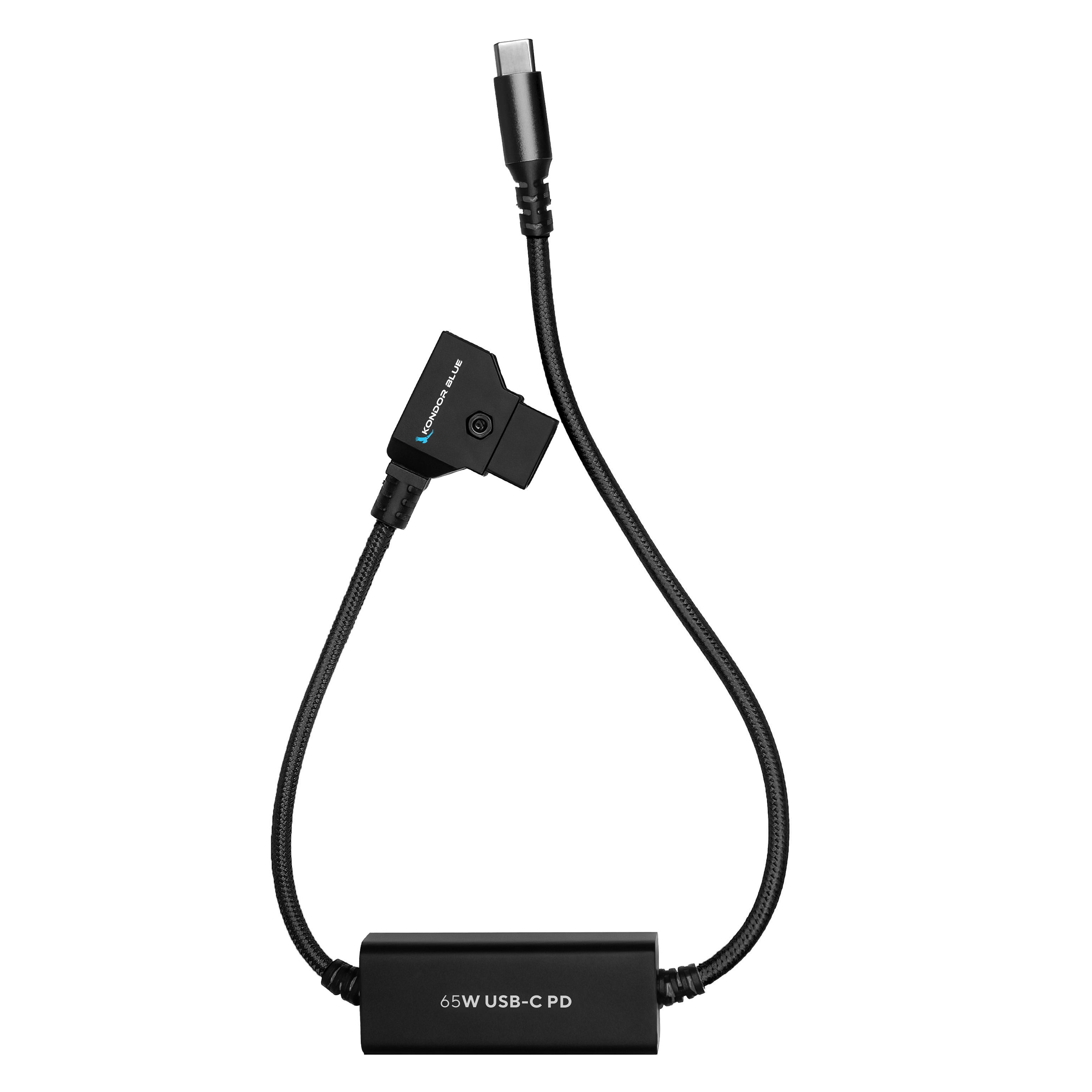 16" D-Tap to USB-C Power Delivery Cable for Mirrorless Cameras & Laptops