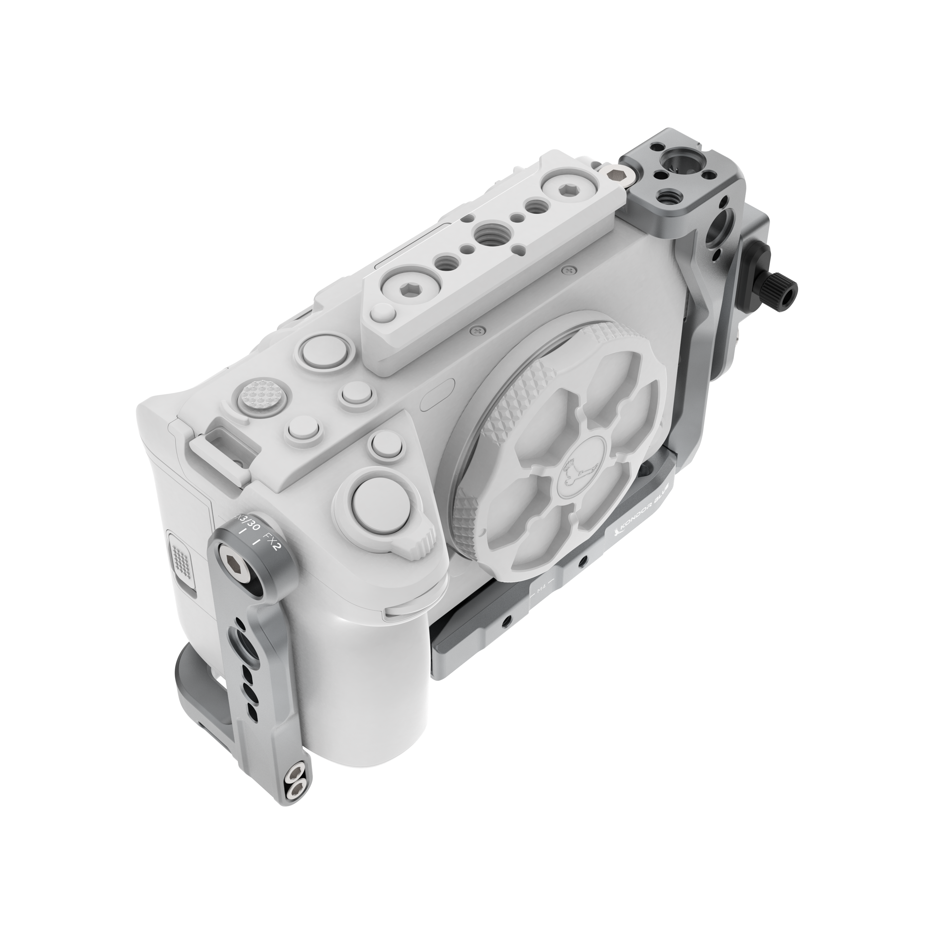 k*i様 SONY FX30＋Kondor Blueキャップ＋リグ総額42万円 Kondor Blue FX3/FX30 Camera Cage | Modular Arca & NATO