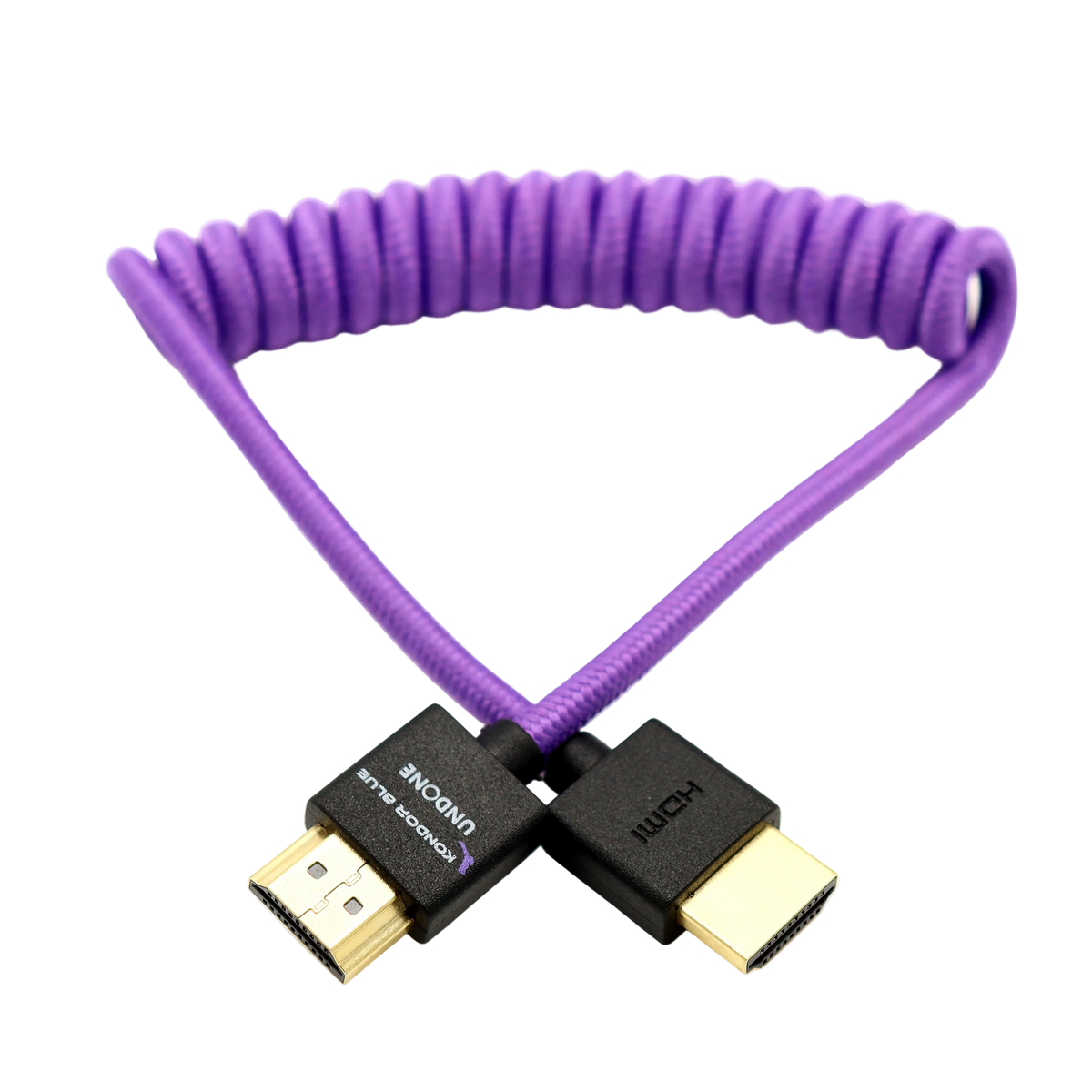 Gerald Undone MK2 Full HDMI Cable 12"-24" Coiled (Purple)