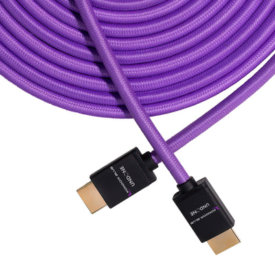 Gerald Undone 15 FT Full HDMI Cable 4K 30HZ (Purple)