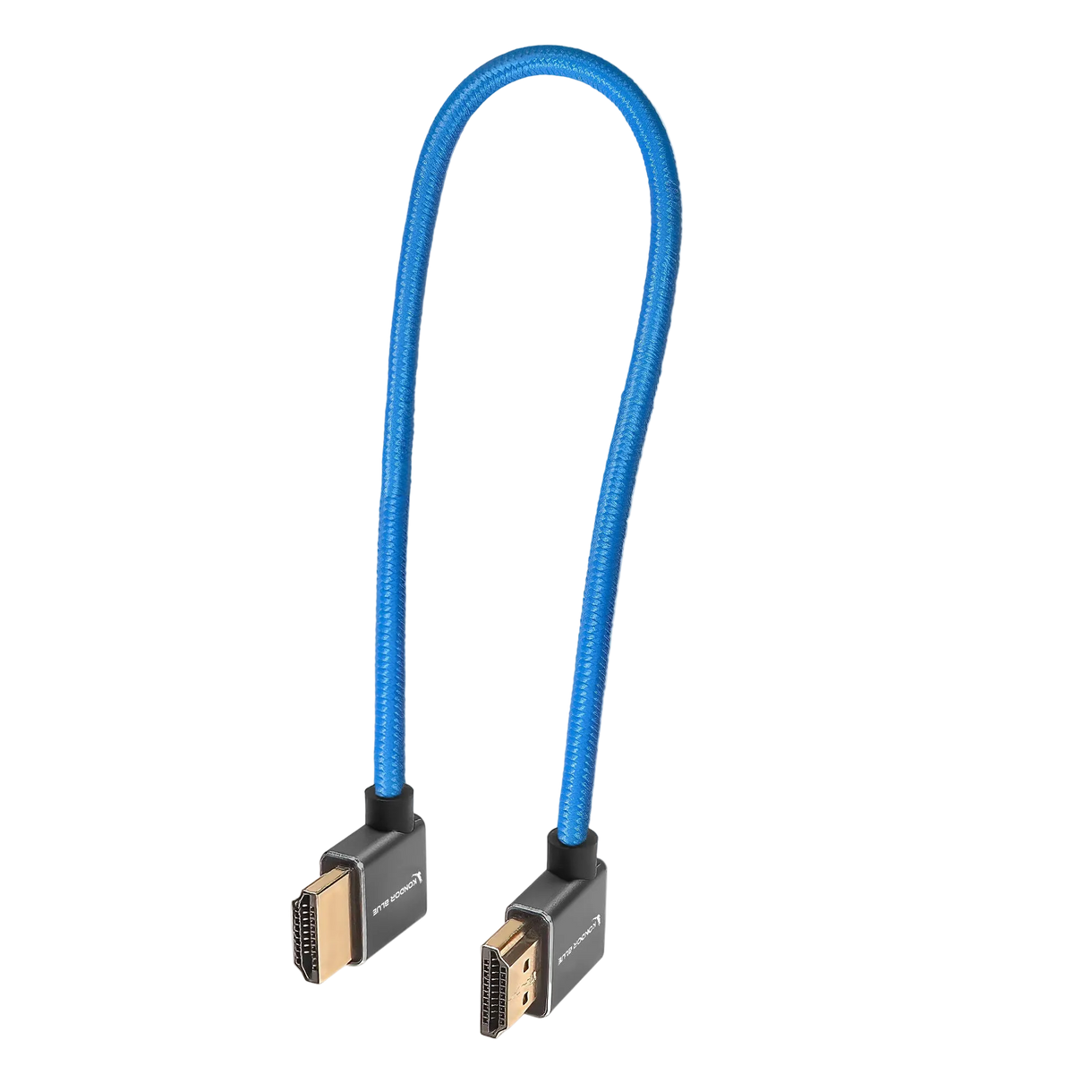 12” Right Angle to Left Angle Full HDMI Straight Cable