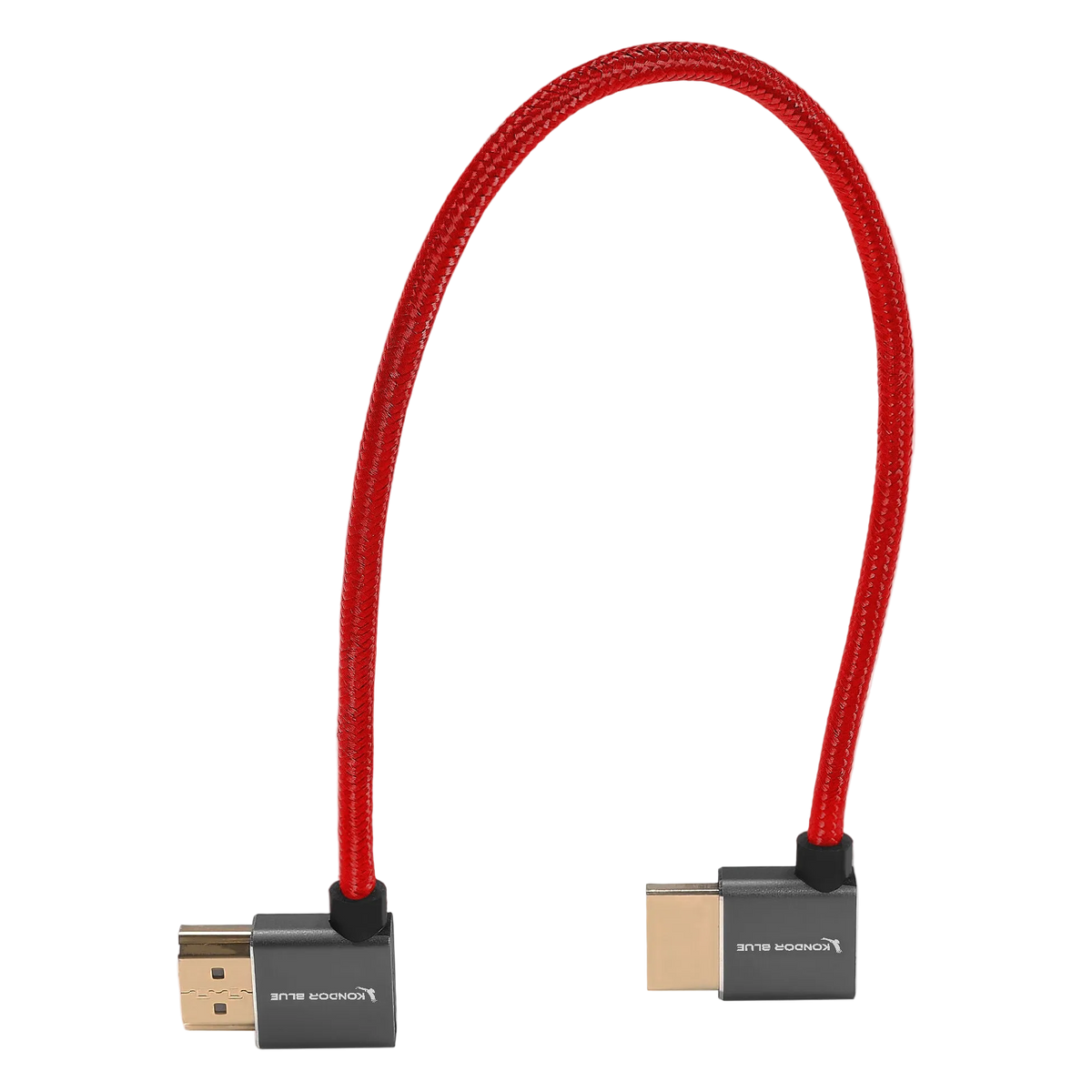 12” Right Angle to Left Angle Full HDMI Straight Cable