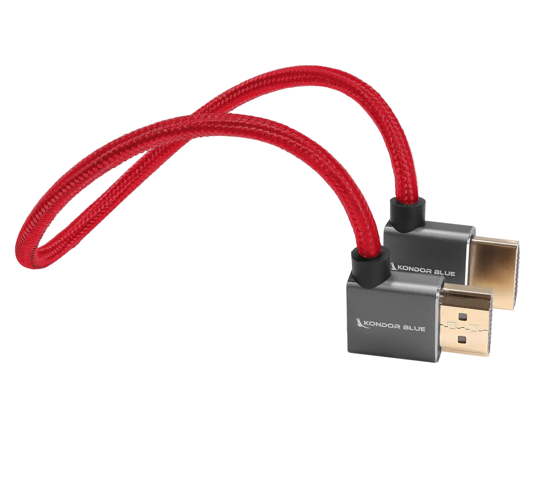 12” Right Angle to Left Angle Full HDMI Straight Cable