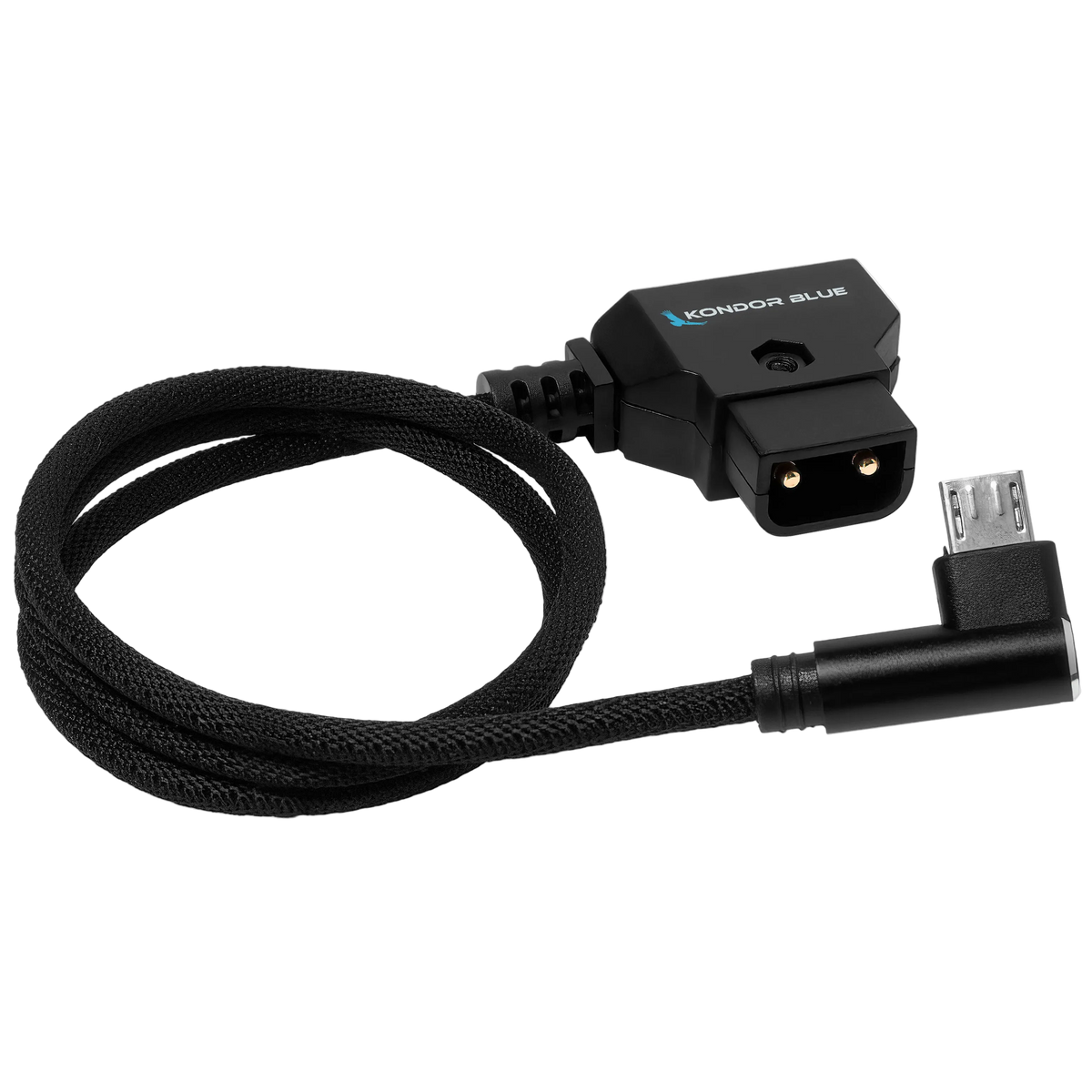 18" D-Tap to Micro USB Right Angle for Nucleus Nano (Unregulated)