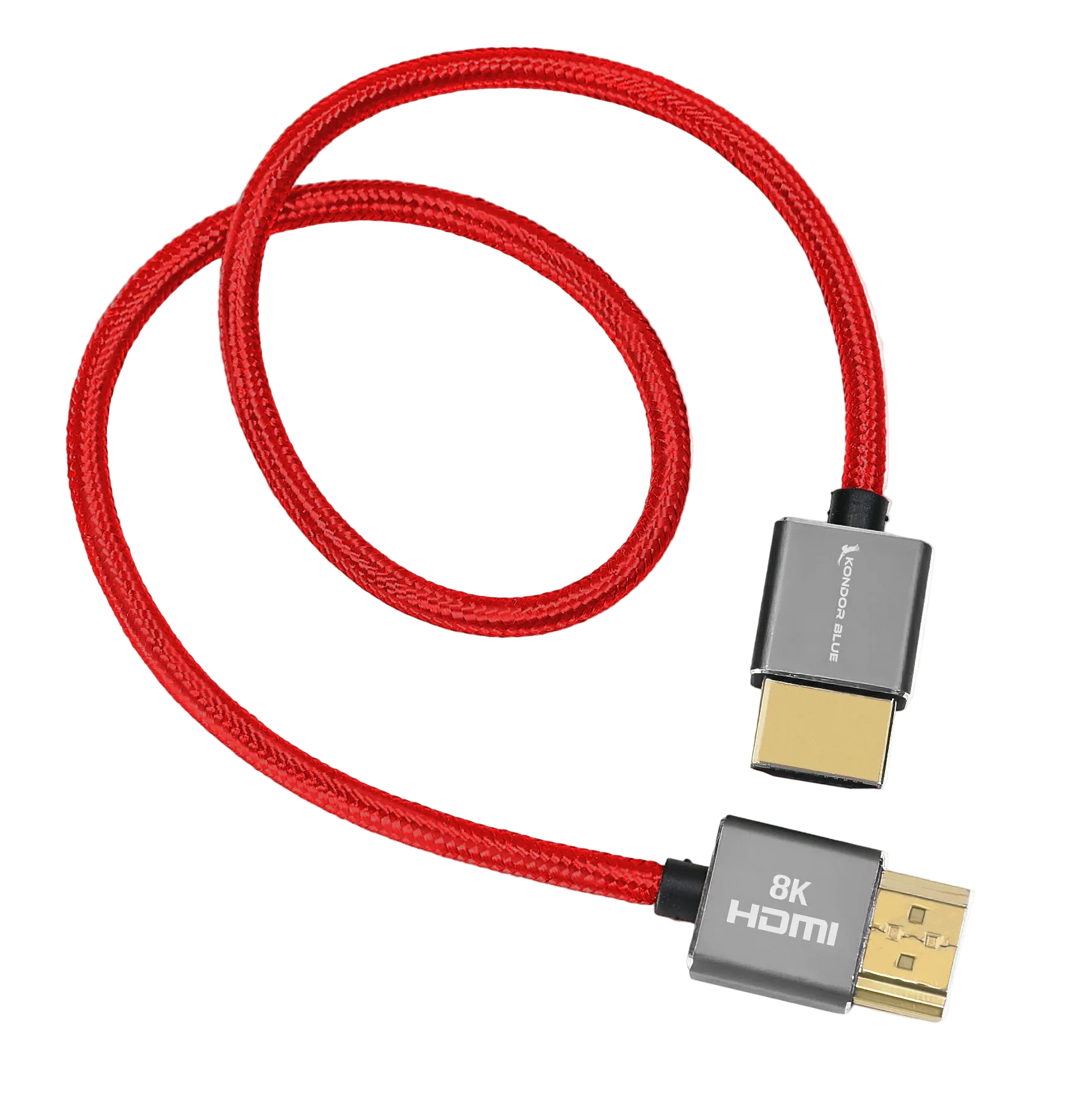 8K HDMI 2.1 17" Braided Cable for On-Camera Monitors