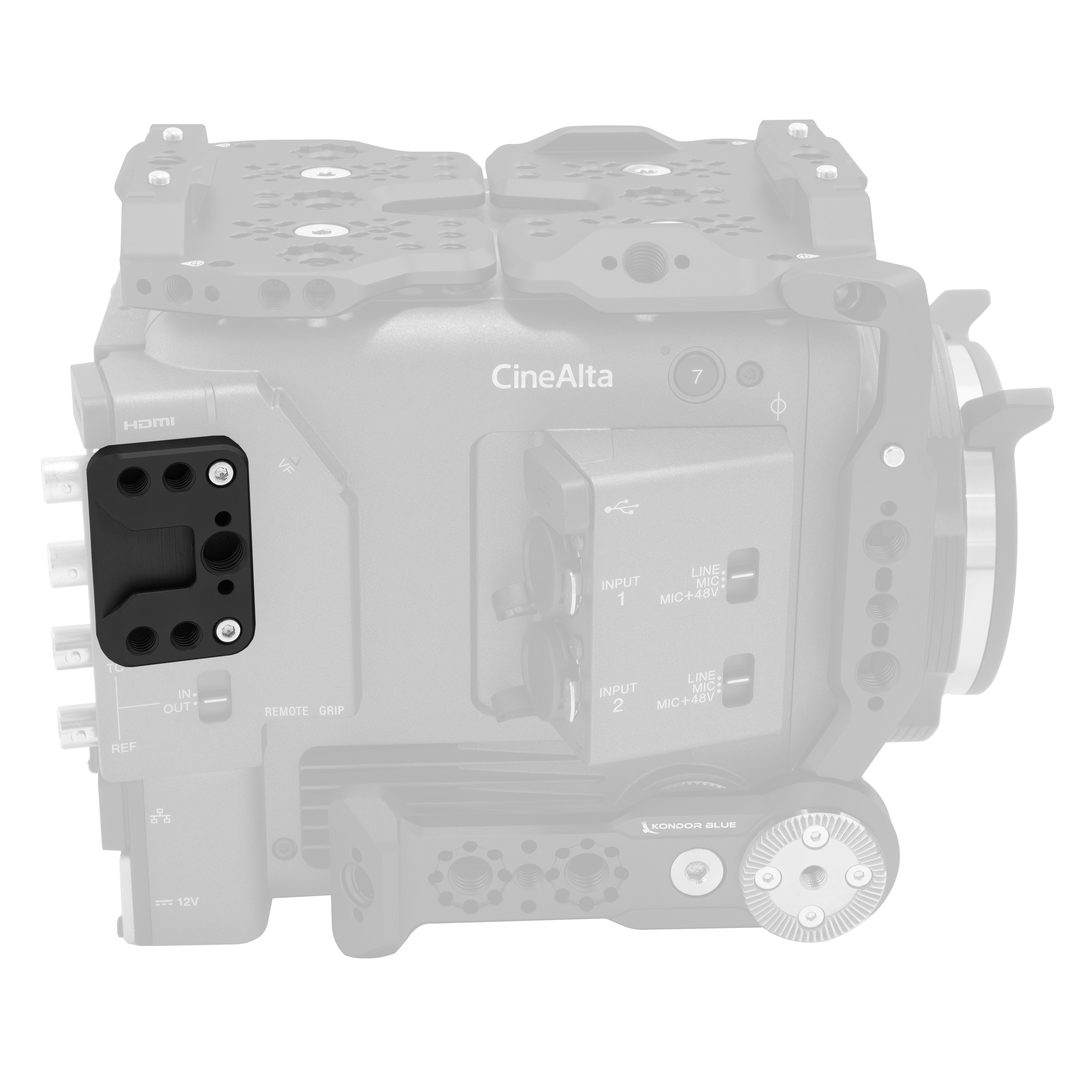 Sony Burano Cage Side Ports Plate