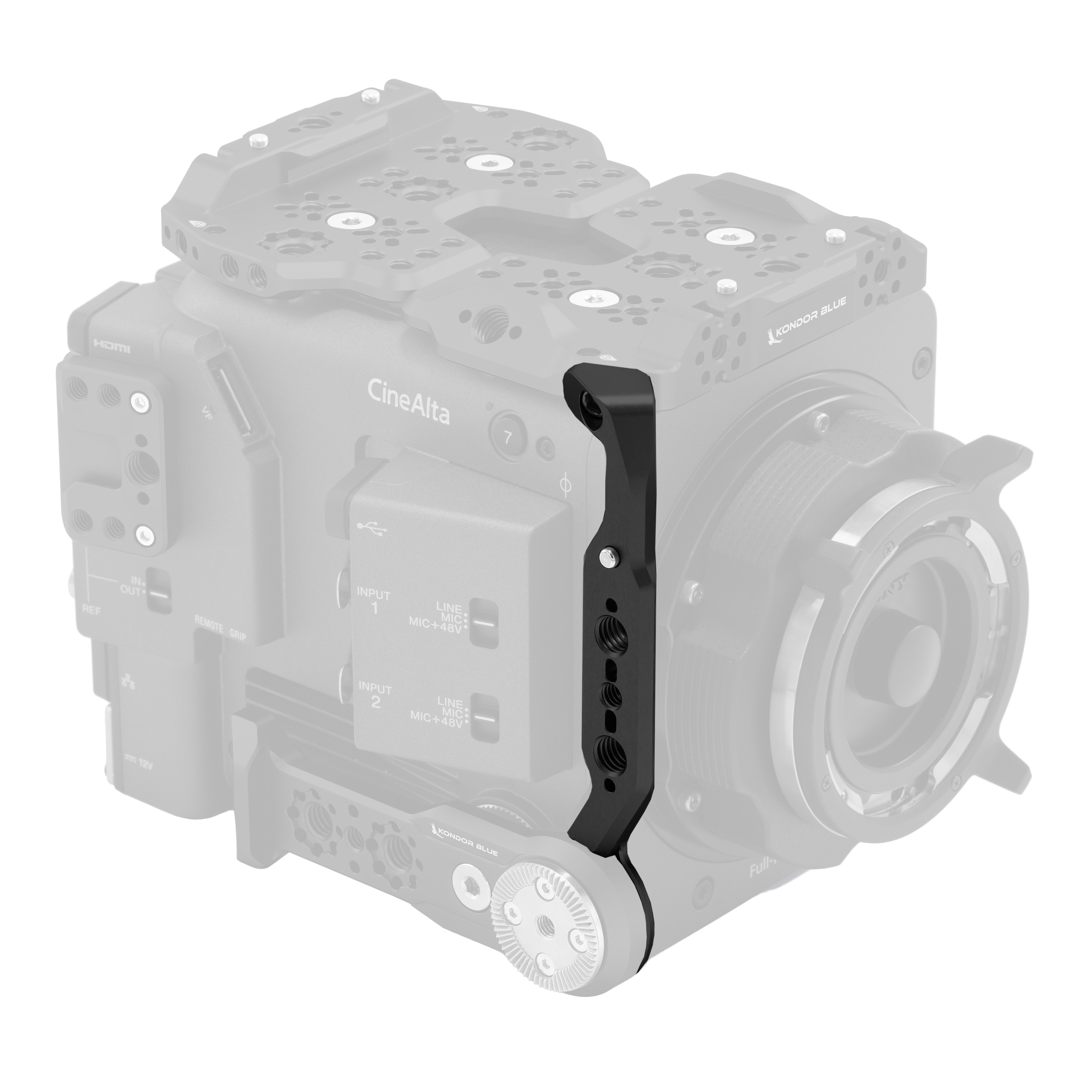 Sony Burano Cage Side NATO Rail