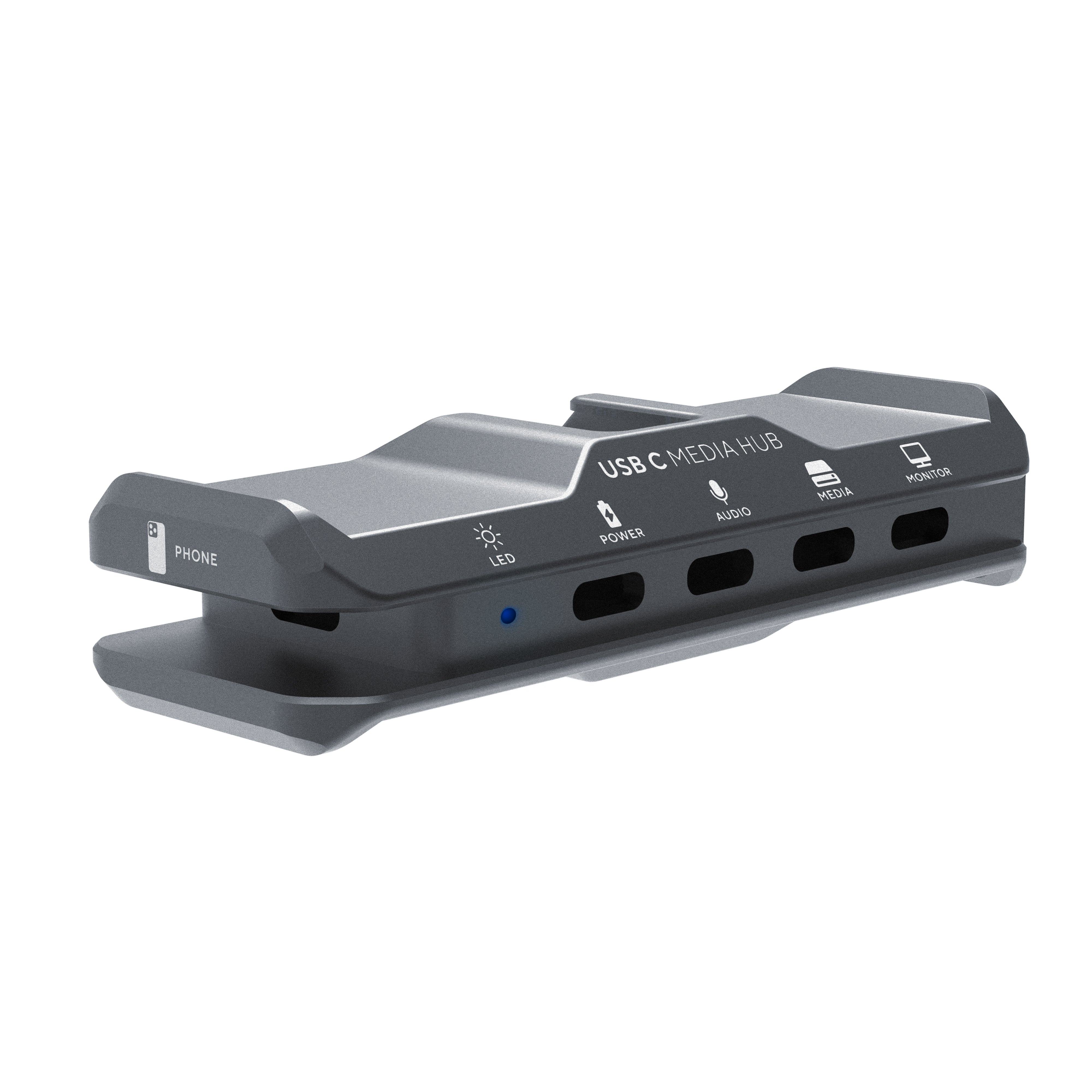 iPhone 15 USB-C Media Hub – Gray or Black | Kondor Blue