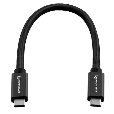 8.5" USB-C to USB-C Cable for SSD Recording & Charging - 8K Data and Power Delivery