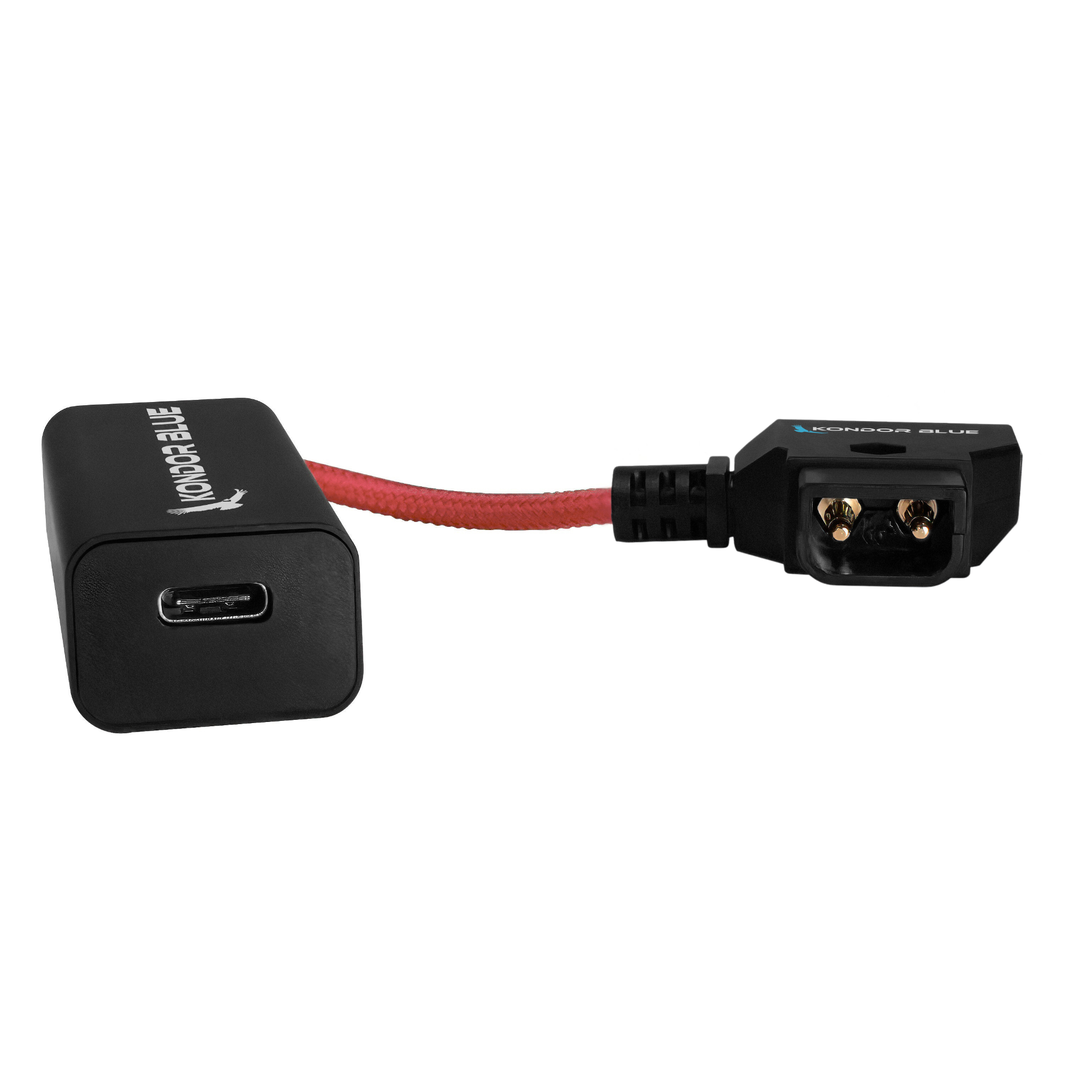 6” D-Tap to (Female) USB-C PD Cable - 2-Way Battery Charging Power