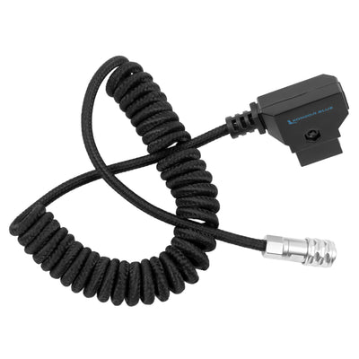 Coiled D-Tap to BMPCC 4K/6K Pro Power Cable for Blackmagic