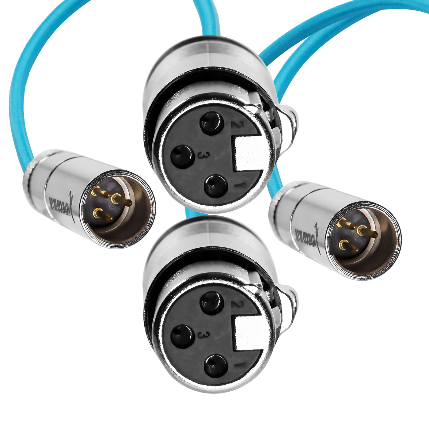 16" Mini XLR Male to XLR Female Audio Cable (2 Pack) BMD