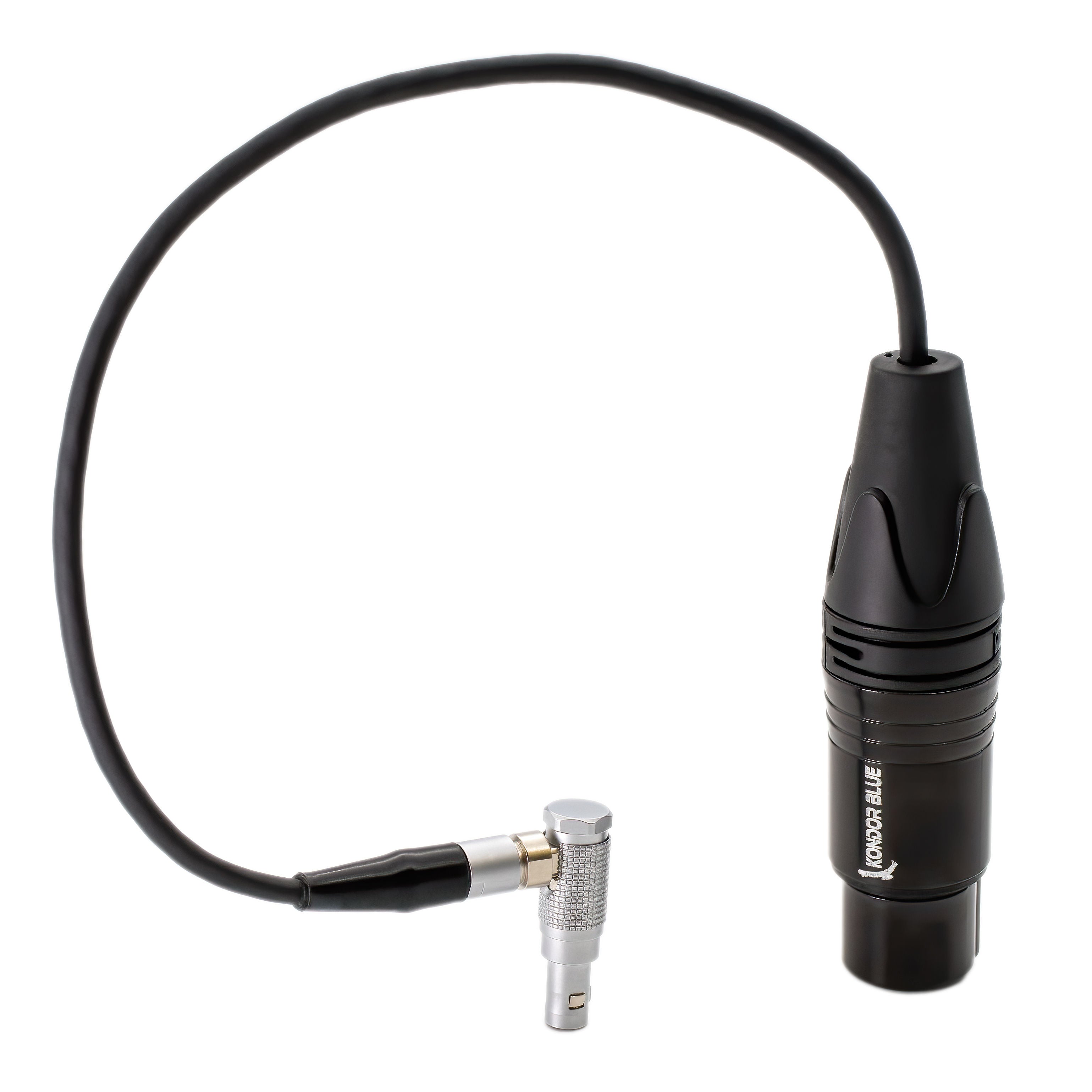 Arri Alexa Input Y Cable, Made from Mogami 2930 & Dual Neutrik Gold XLR-F  to 5 Pin 90º Right-Angle XLR-Male