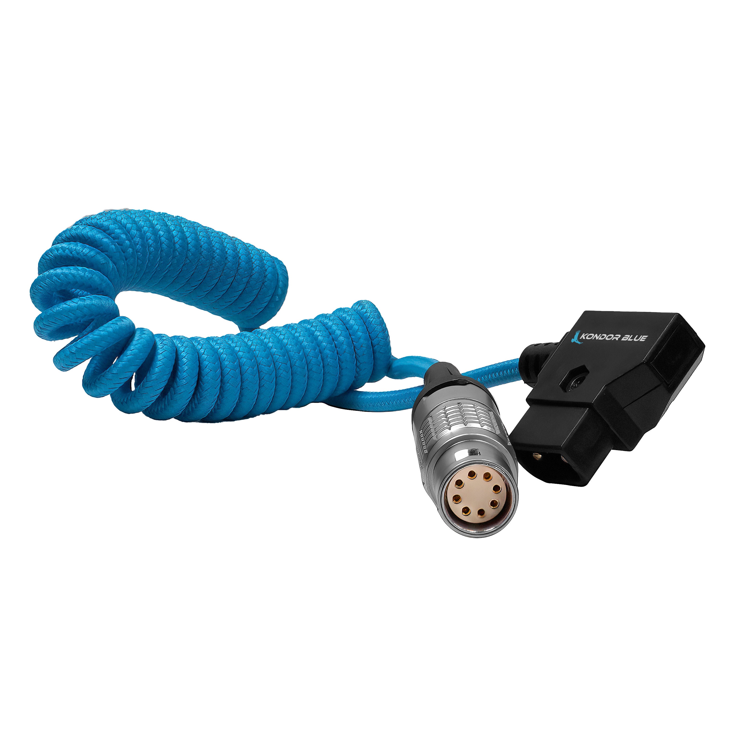 D-Tap to ARRI Alexa Mini/LF Coiled Power Cable – Kondor Blue