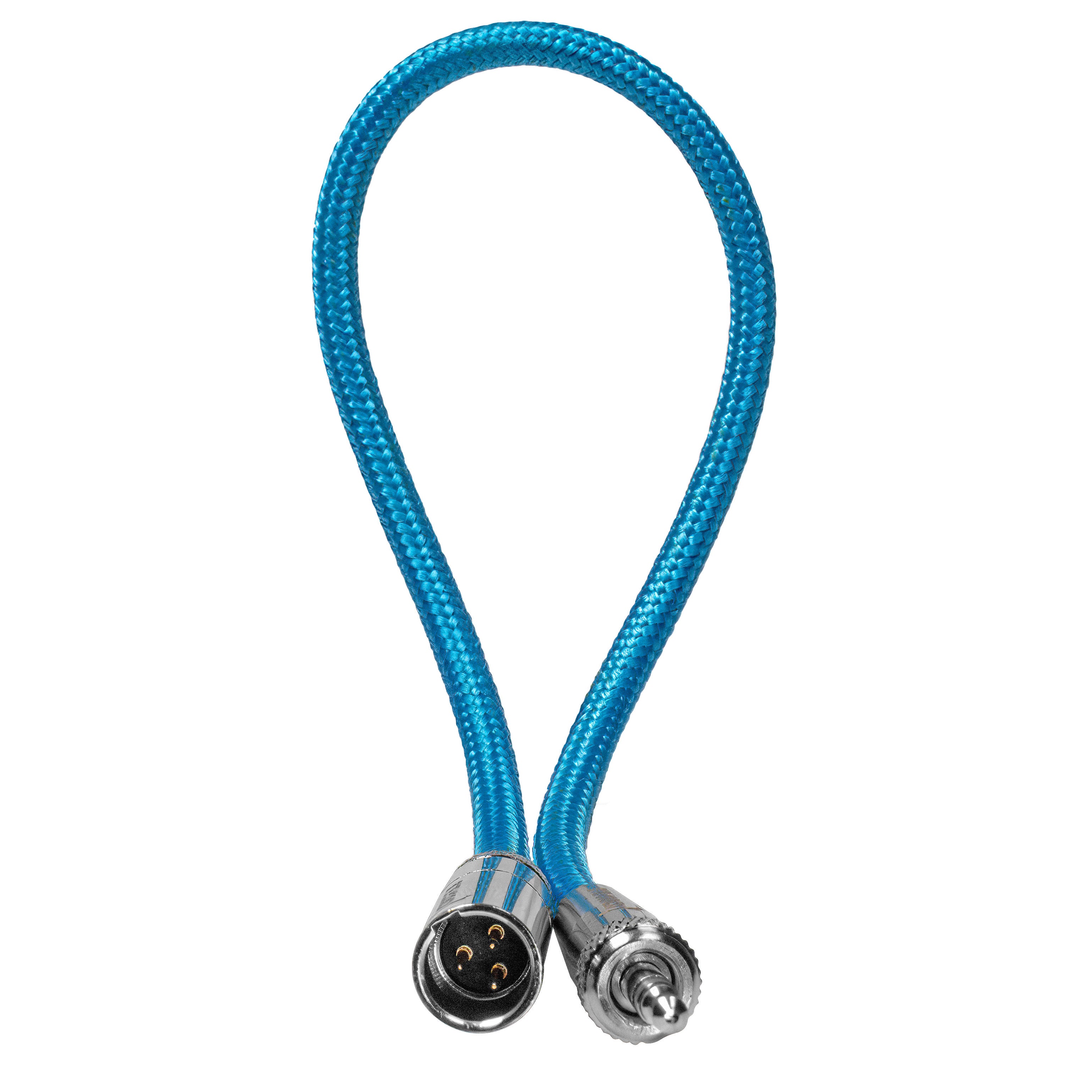 12" Mini XLR to 3.5mm TRS Locking Screw Plug for Lavalier/Lapels