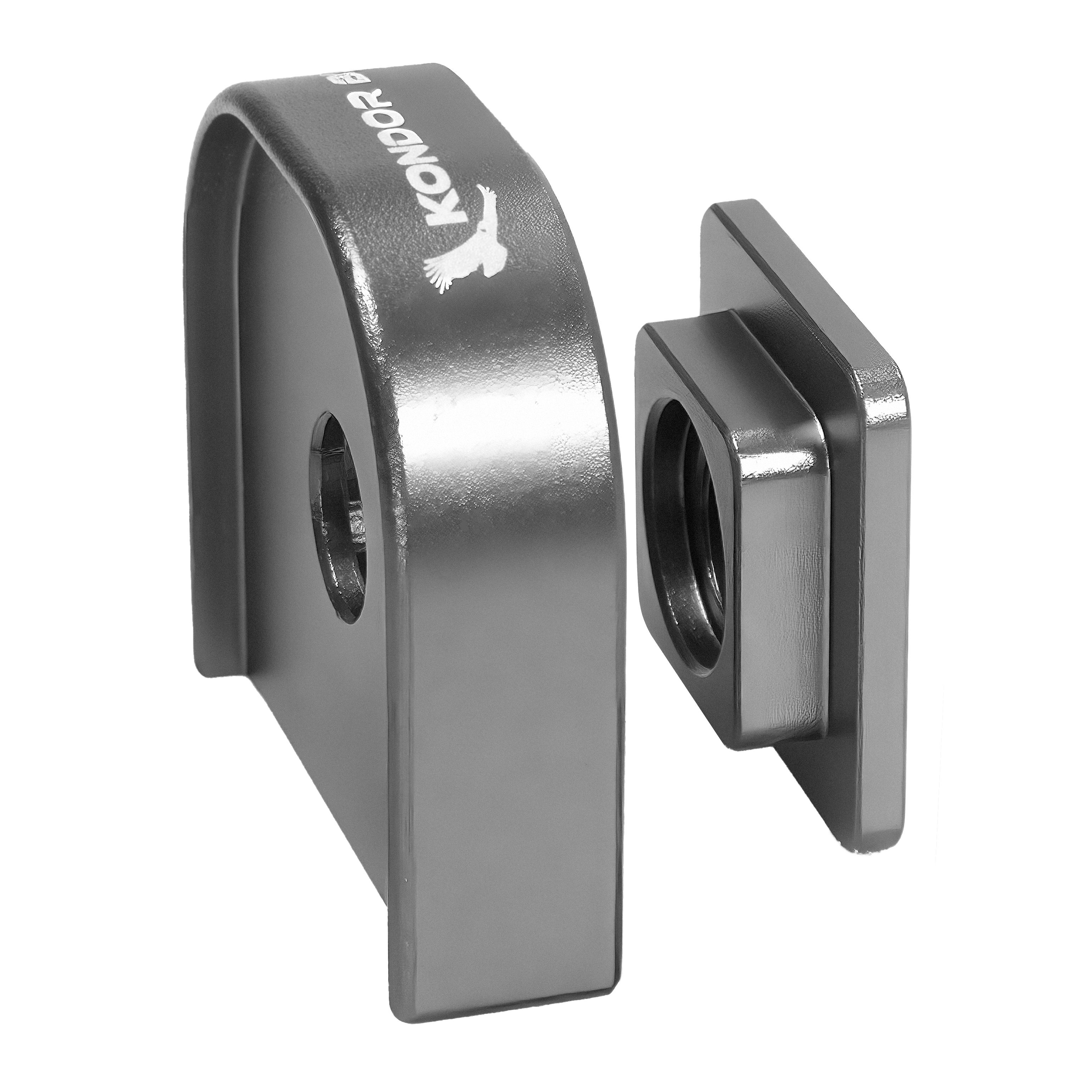 Cold Shoe to Mini Lock QR Plate Adapter Cradle