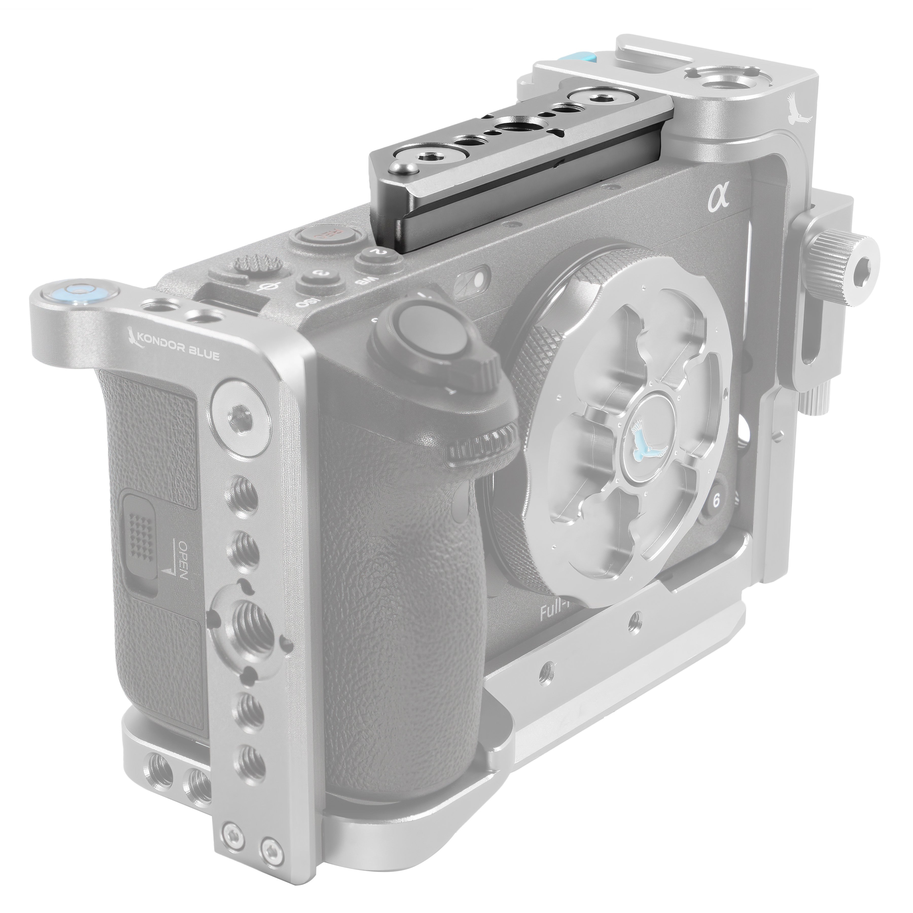 Kondor Blue FX3/FX30 Top NATO Rail - Space Gray or Raven Black