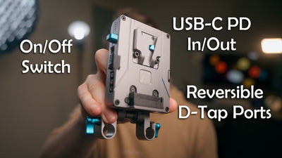 The V-Mount Plate To Level Up Your Camera Rig - Remy Leonard