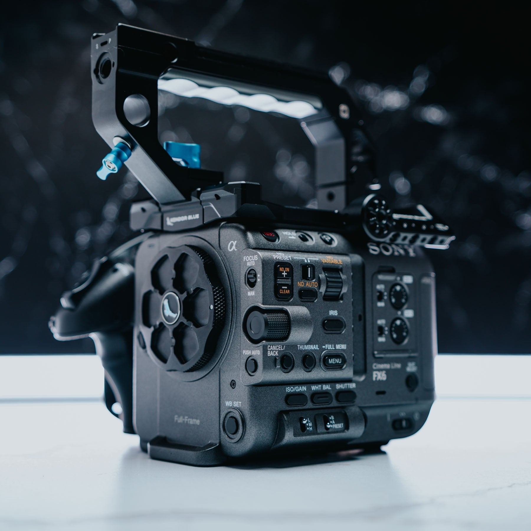 Sony FX6 Cinema Camera Rigged with KONDOR BLUE Cage and Accessories