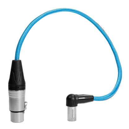 17" Right Angle Mini XLR to XLR for BMPCC 6K Pro/C70 Camera