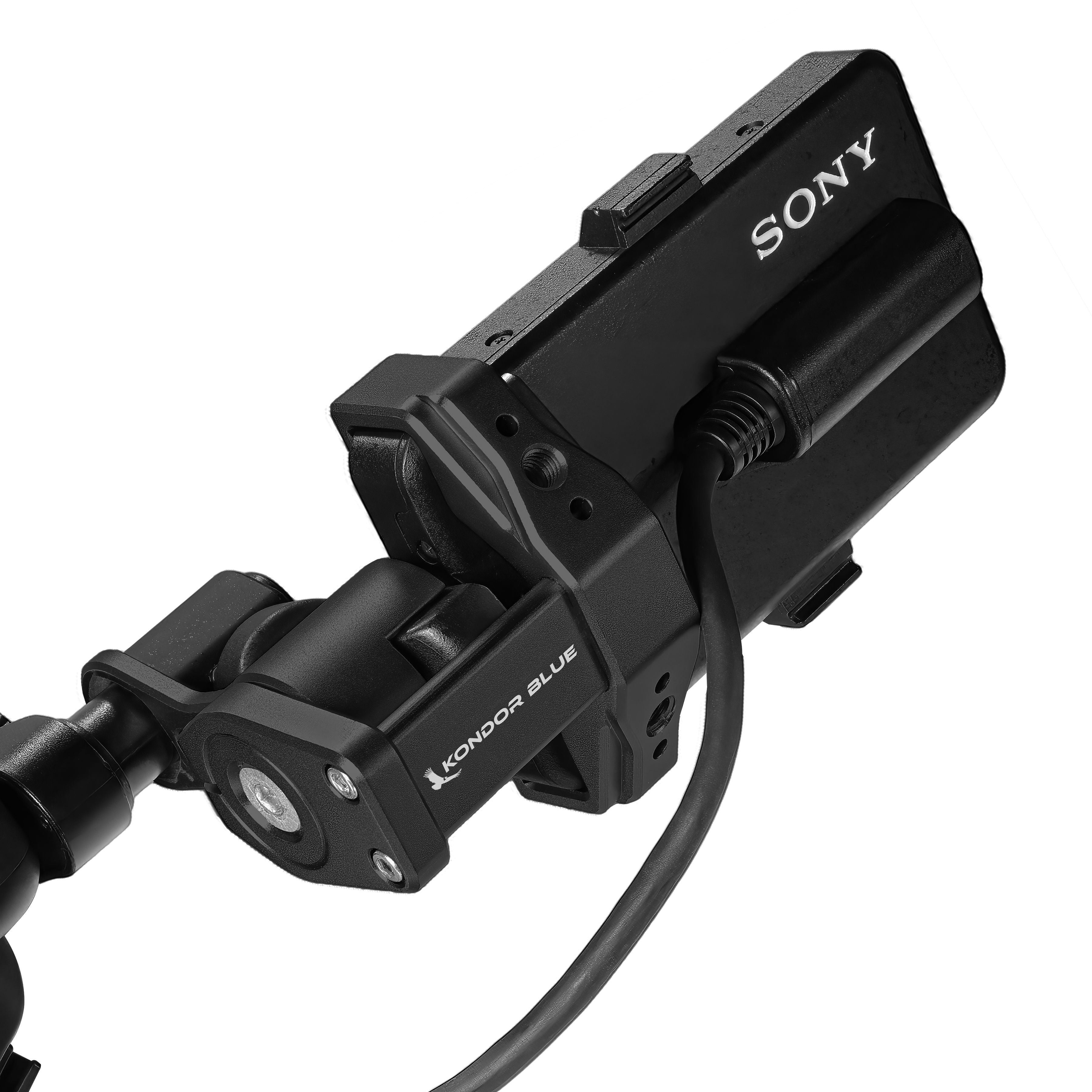 Sony FX6 LCD Clamp for FX9 Eyepiece Loupe | Kondor Blue