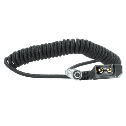 Coiled D-Tap to BMPCC 4K/6K Pro Power Cable for Blackmagic