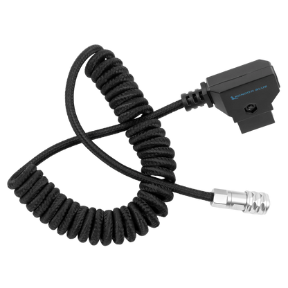 Coiled D-Tap to BMPCC 4K/6K Pro Power Cable for Blackmagic