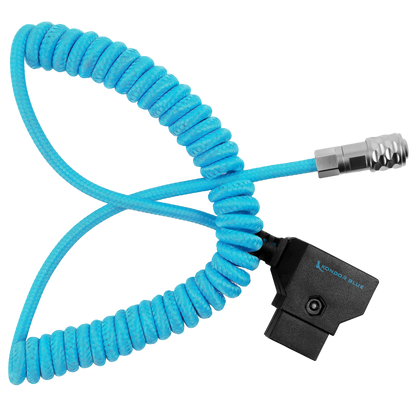 Coiled D-Tap to BMPCC 4K/6K Pro Power Cable for Blackmagic
