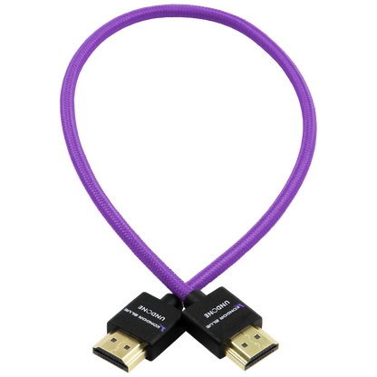 Gerald Undone MK2 Full HDMI Straight Braided Cable (Purple)