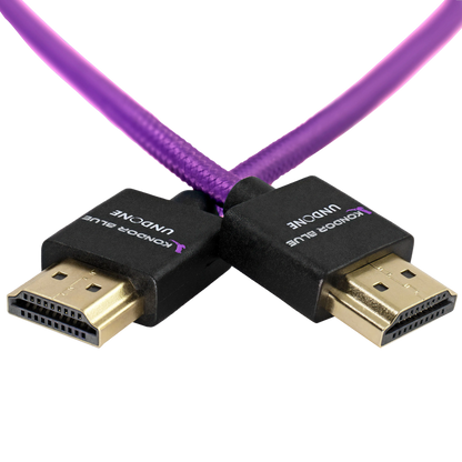 Gerald Undone MK2 Full HDMI Straight Braided Cable (Purple)