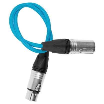 18" Male XLR to Female XLR Audio Cable for On-Camera Mics