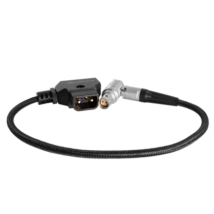 10" D-Tap to Right Angle LEMO 2 Pin Power Cable for RED KOMODO