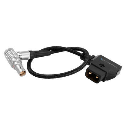 10" D-Tap to Right Angle LEMO 2 Pin Power Cable for RED KOMODO