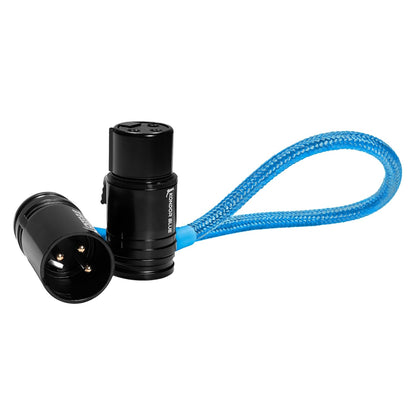 8” Straight Low Profile Right Angle XLR Cable