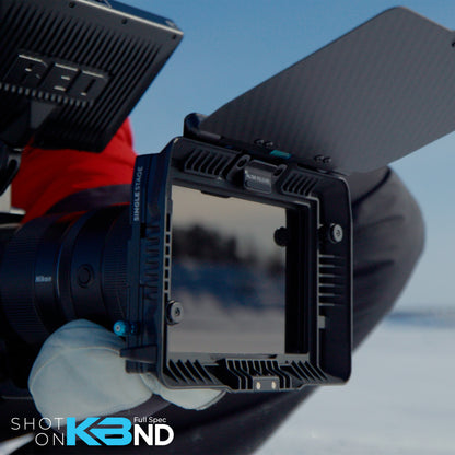 Stacked Kondor Blue ND filters, SCHOTT glass, various ND strengths for cinematography