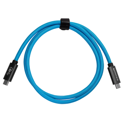 Thunderbolt 4 Compatible USB 4.0 Type C Cable Blazing 40G Speeds 5A 100W