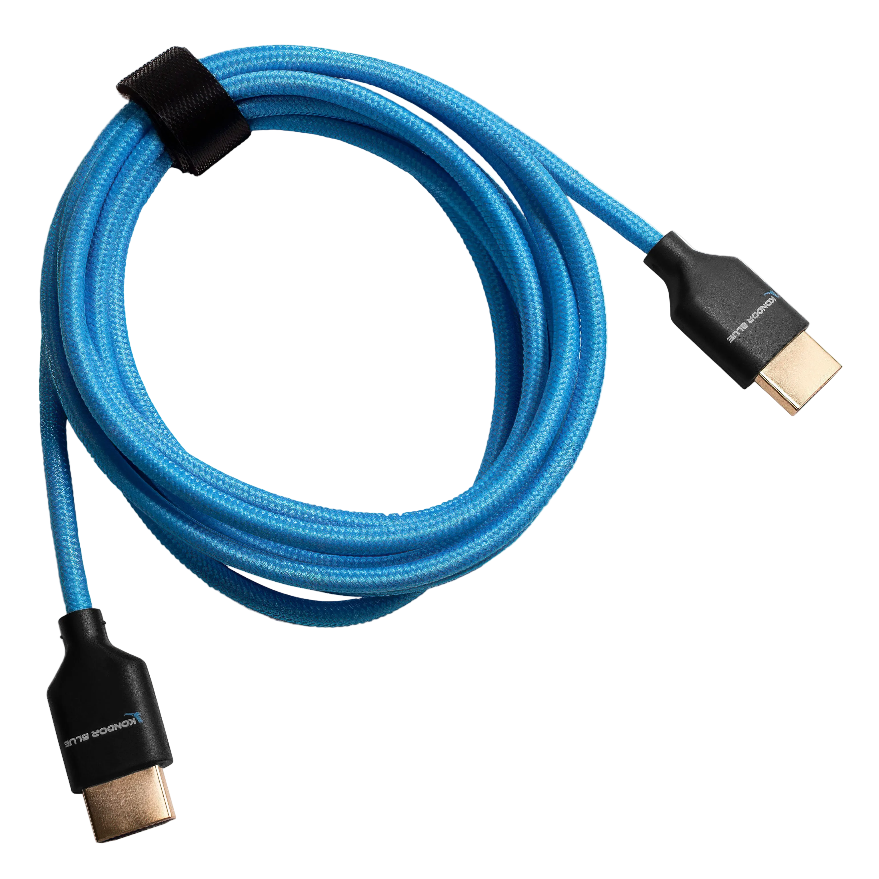 7FT HDMI 2.0 Braided Blue Cable
