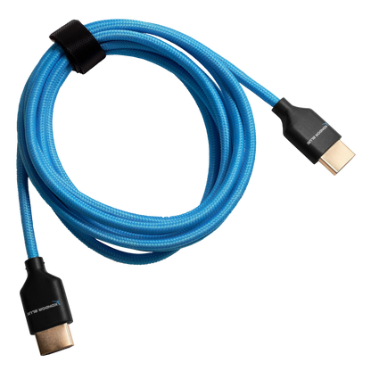 7FT HDMI 2.0 Braided Blue Cable