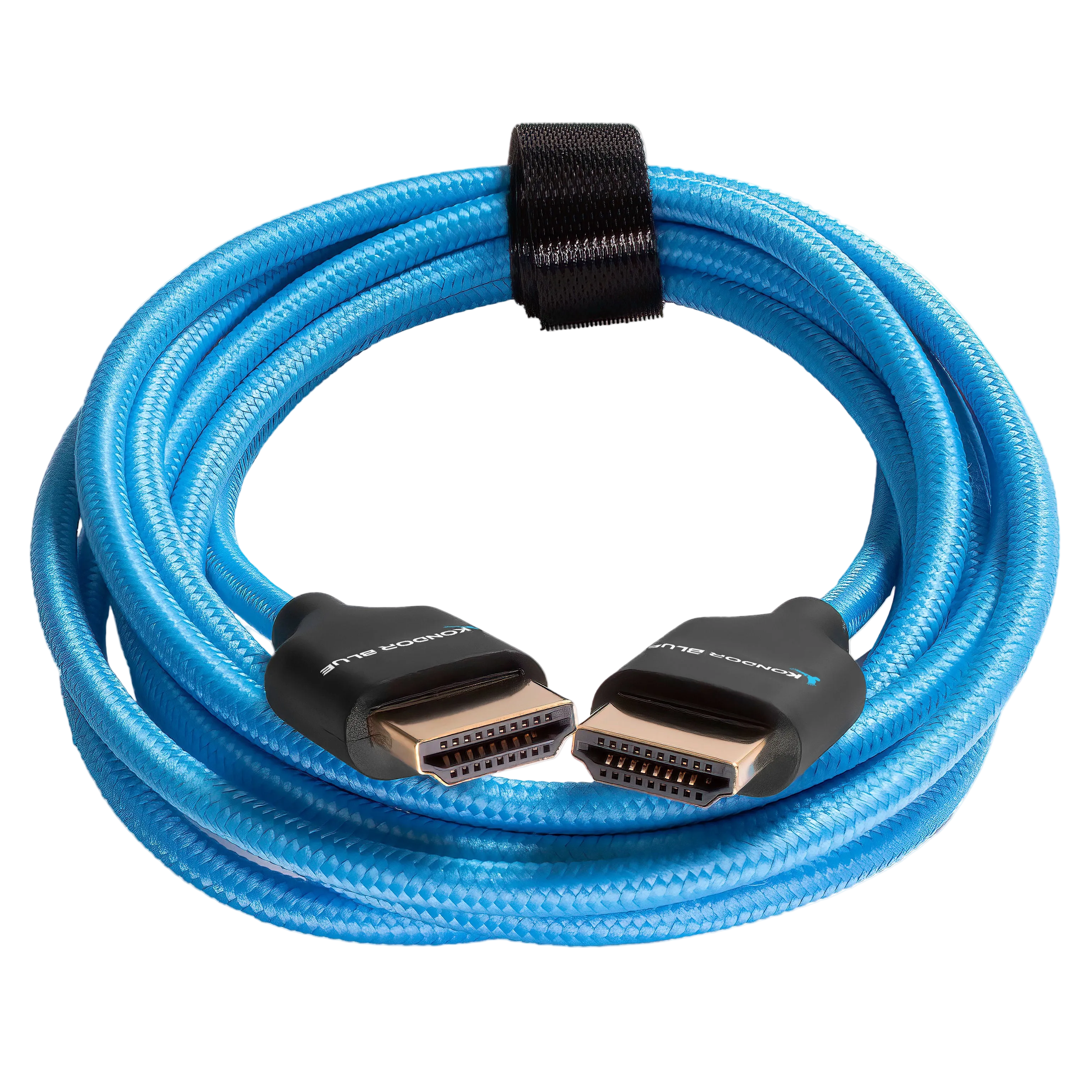 7FT HDMI 2.0 Braided Blue Cable