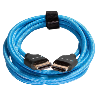 7FT HDMI 2.0 Braided Blue Cable